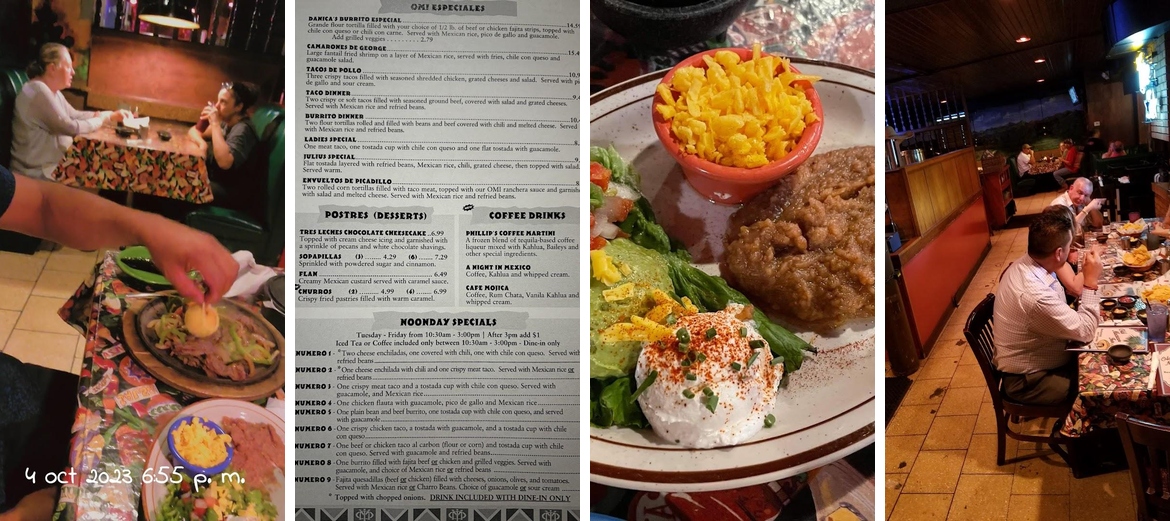 Old Mexican Inn Restaurant & Cantina Menu